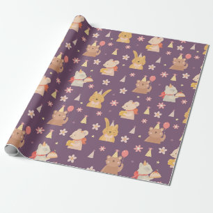 Papier Cadeau Critère de partie mignonne
