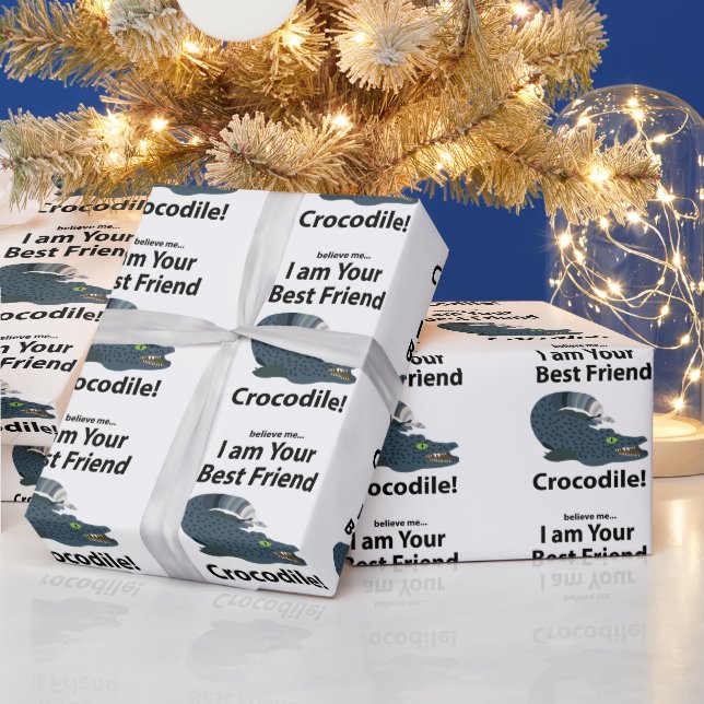 Papier Cadeau Crocodile Alligator drôle Crocodile (Vacances)
