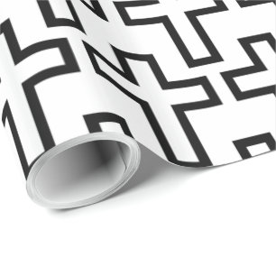 Papier Cadeau Croix chrétienne