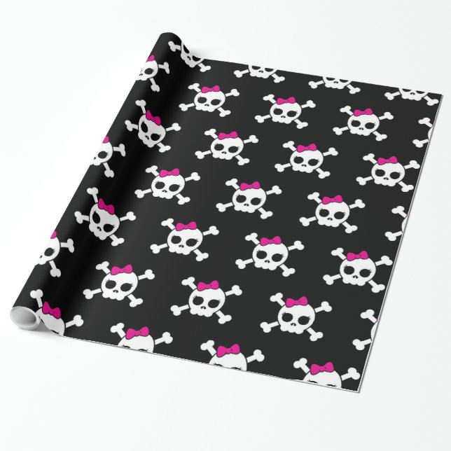 Papier Cadeau croix crânienne (Déroulé)