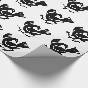 Papier Cadeau Crow à trois pattes