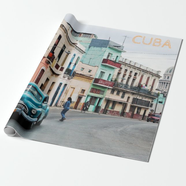 Papier Cadeau Cuba (Déroulé)
