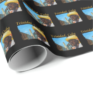 Papier Cadeau Cuba - Trinidad Cubain Cigar Art