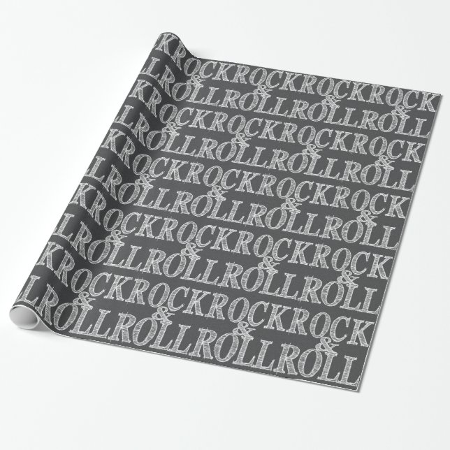 Papier Cadeau Cuir à rouleaux et à roches modifiables (Déroulé)
