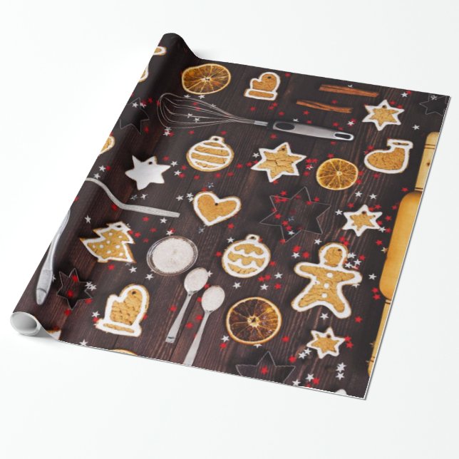 Papier Cadeau Cuisine de vacances (Déroulé)