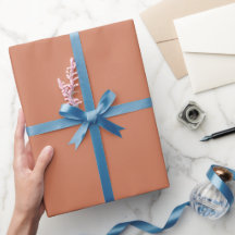 Cuivre rustique tendance - Rouleau papier d'envelo