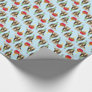 Papier Cadeau Cupcake Basset Hound