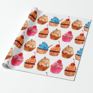 Papier Cadeau Cupcakes