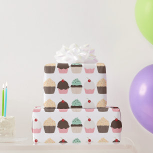 Papier Cadeau Cupcakes au dessert de fête
