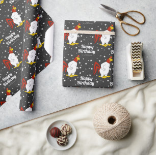 Papier Cadeau Custom Foghorn Leghorn Joyeux anniversaire