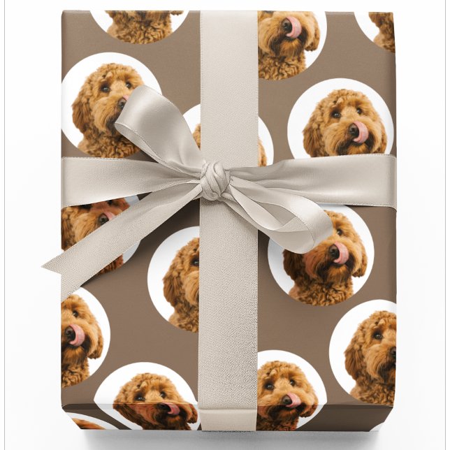 Papier Cadeau Custom Pet Photo (Créateur téléchargé)