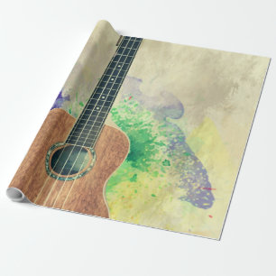Papier Cadeau Cute Bass Guitare