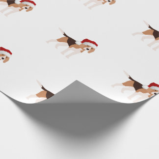 Papier Cadeau Cute Christmas Beagle 