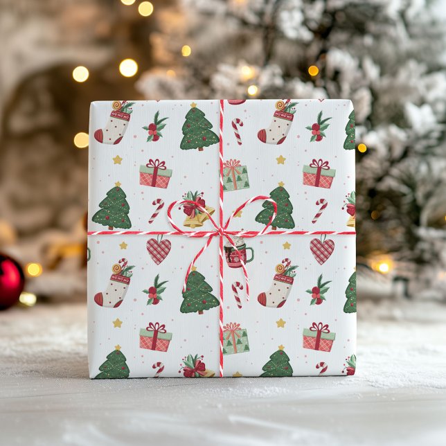 Papier Cadeau Cute Christmas Wrapping Paper  (Créateur téléchargé)