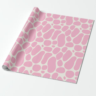Papier Cadeau Cute Dinosaur Spots Baby shower fille