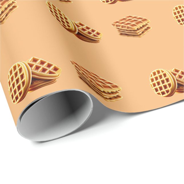Papier Cadeau Cute gaufre (Coin rond)