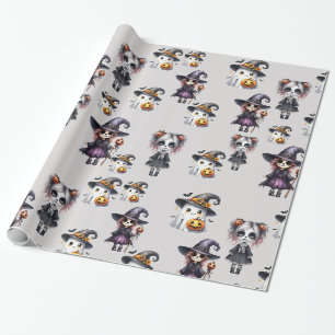 Papier Cadeau Cute Halloween