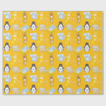 Cute Jungle Animal Wrapping Paper – Animals