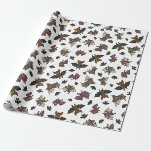 Papier Cadeau Cute Little Bat Patern