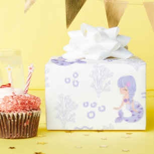 Papier Cadeau Cute Mermaid Adventure