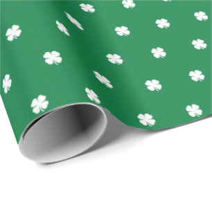 Papier Cadeau Cute Moderne Vert Clair