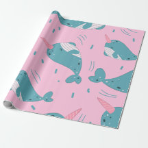 Cute Narwhal Motif