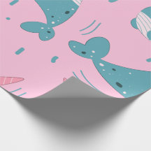 Cute Narwhal Motif
