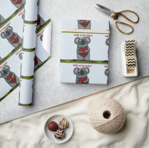 Papier Cadeau Cute Ours Koala