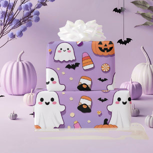 Papier Cadeau Cute Pastel Halloween