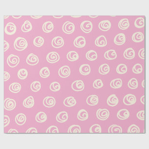 Papier Cadeau Cute Pastel Swirls - Motif Abstrait Print Wrappi