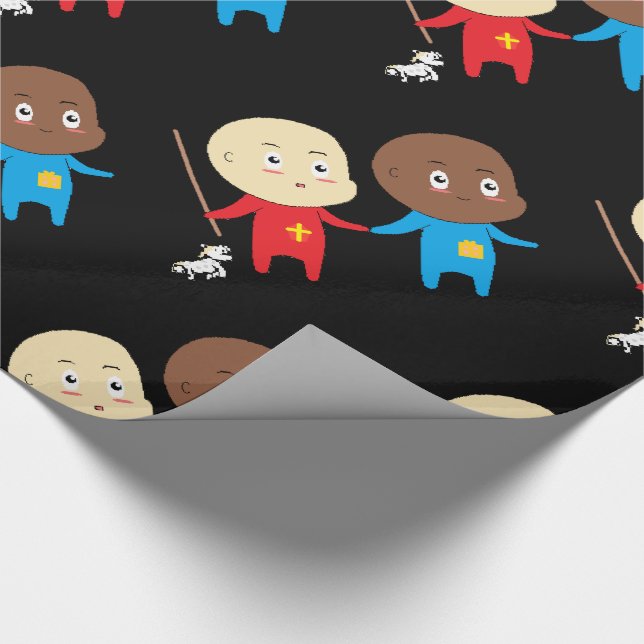 Papier Cadeau Cutieful Kids Art Baby St. Nicholas Sinterklaas (Coin)