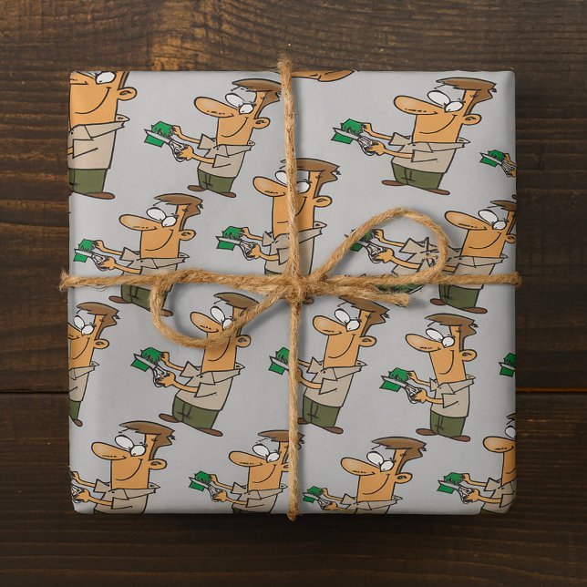 Papier Cadeau Cutting Up Money (Créateur téléchargé)
