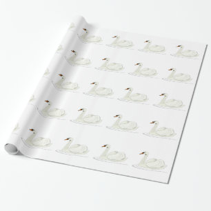 Papier Cadeau Cygne