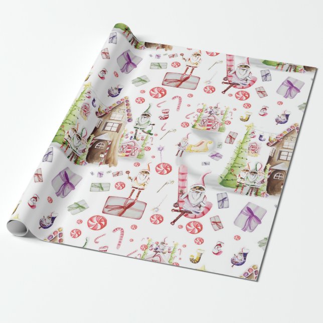 Papier Cadeau Da Gnomies (Déroulé)