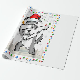 Papier Cadeau Dabzer Père Noël Noël léger