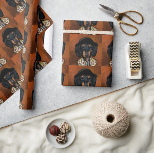 PAPIER CADEAU DACHSHING