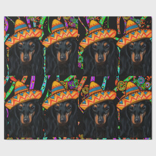 PAPIER CADEAU DACHSHUND