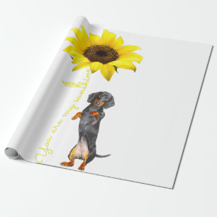 Papier Cadeau Dachshund Doxie Wiener Dotson Maman Mama Mor Cadea