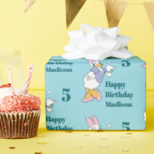 Papier Cadeau Daisy Duck faisant un baiser