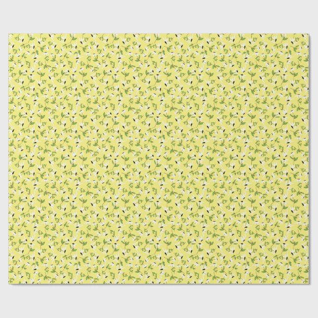 Papier Cadeau Daisy Gift Wrap (Plat)