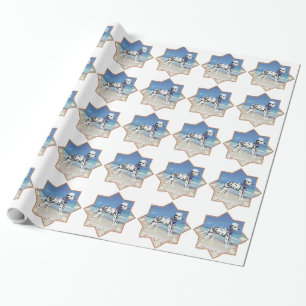 Papier Cadeau Dalmatien au bord de la mer