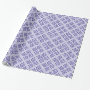 Papier Cadeau Damas marocain violet