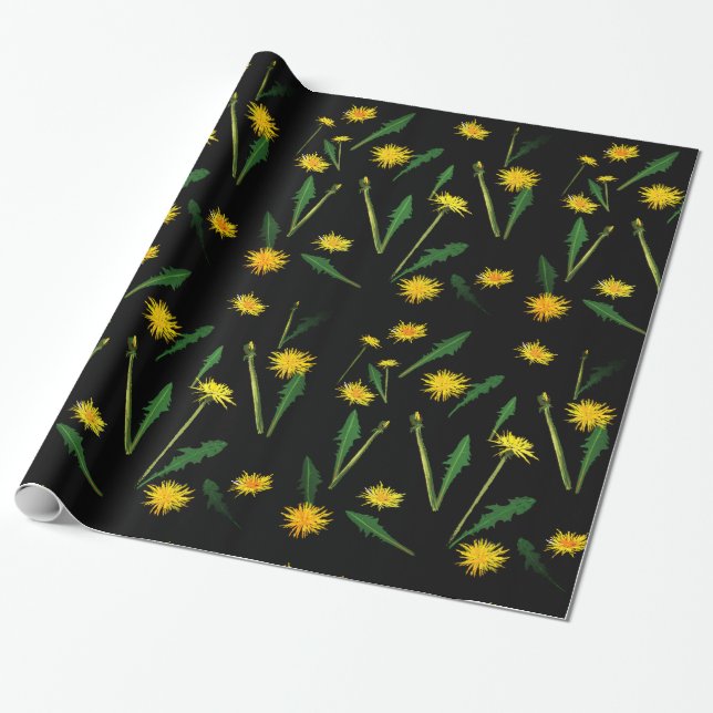 Papier Cadeau Dandelions (Déroulé)