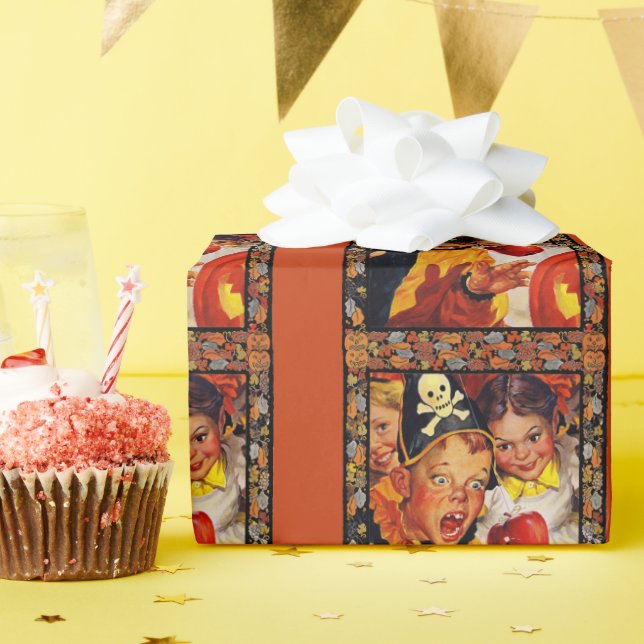 Papier Cadeau Dangers de la pompe (Fête d'anniversaire)