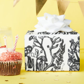 Papier Cadeau Dans le jardin