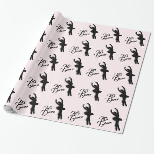 Papier Cadeau Danse de ballet Danse rose