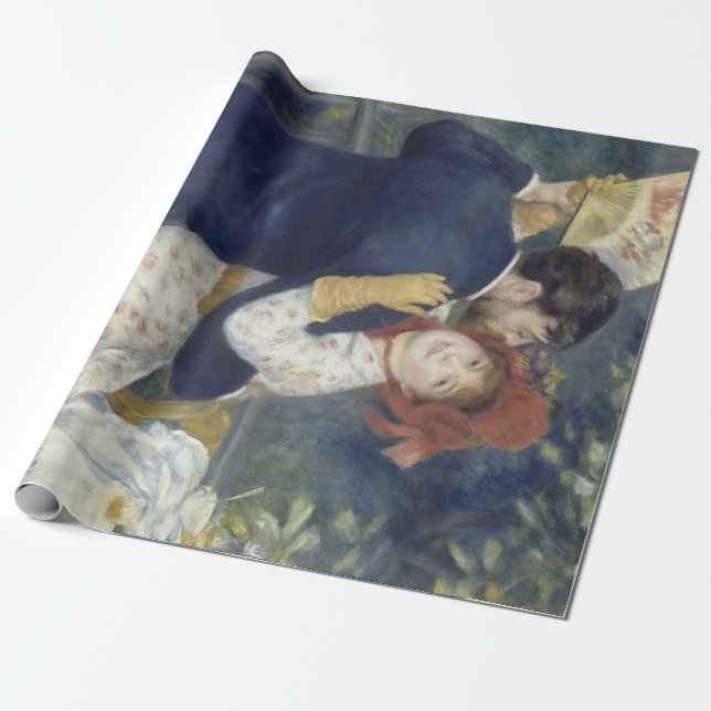 Papier Cadeau Danse de Pays - Renoir Impressionniste peinture (Déroulé)