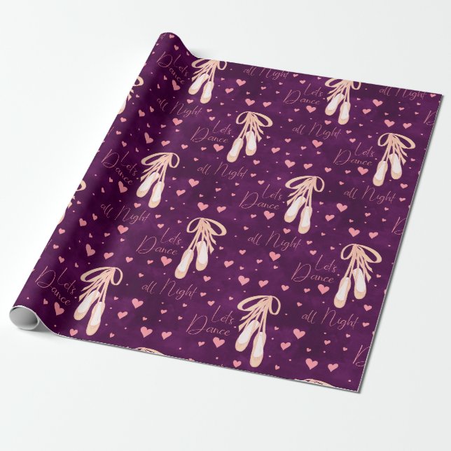 Papier Cadeau Danse toute la nuit (Déroulé)