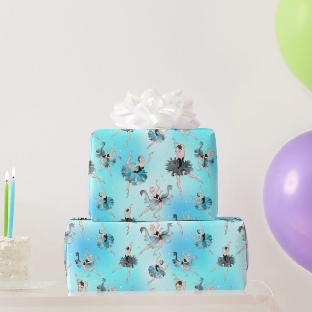 Papier Cadeau Danseurs de ballet (Cadeaux de fête)