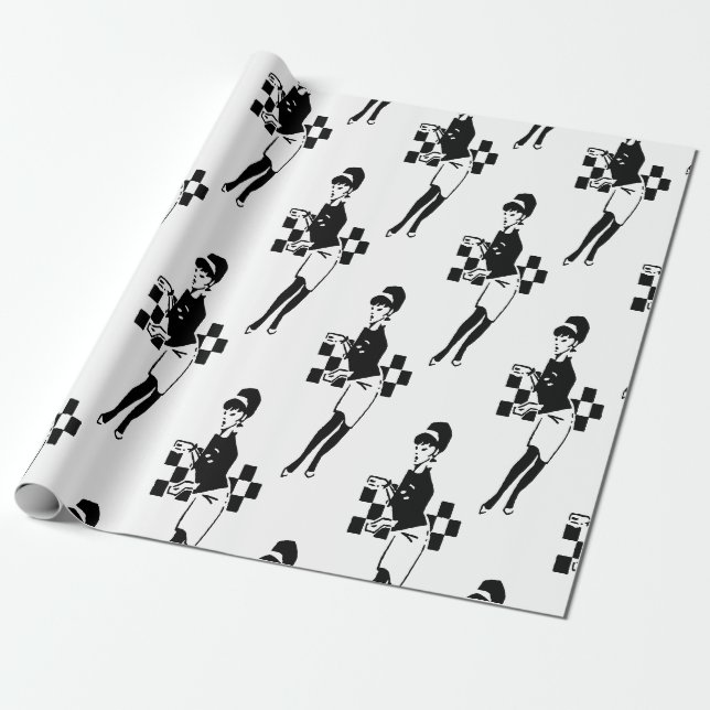 Papier Cadeau Danseuse SKA (Déroulé)